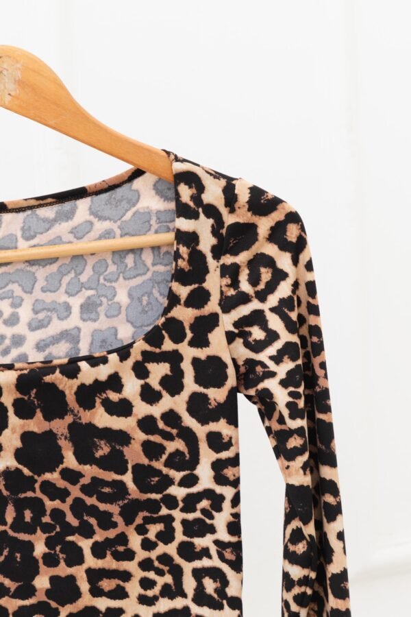 MANGA LARGA SHEILA LYCRA ANIMAL PRINT