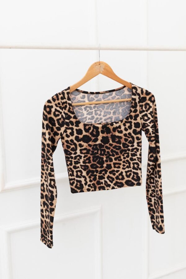 MANGA LARGA SHEILA LYCRA ANIMAL PRINT