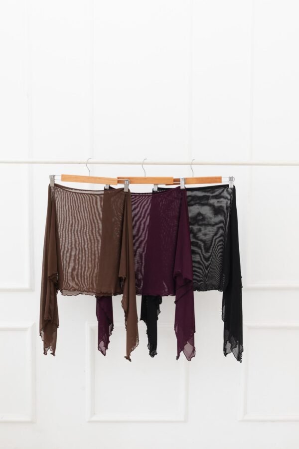 PONCHO TUL LISO