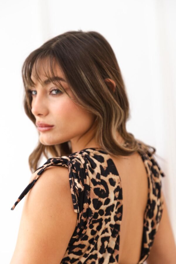 BODY ROMINA LYCRA ANIMAL PRINT