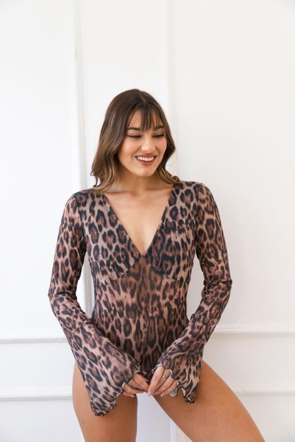 BODY SELMA TUL ANIMAL PRINT