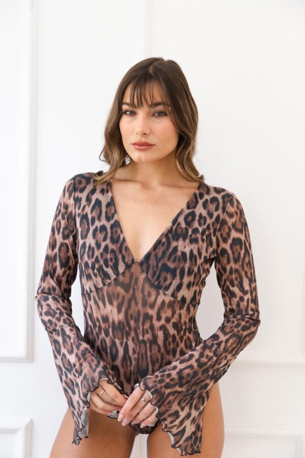 BODY SELMA TUL ANIMAL PRINT