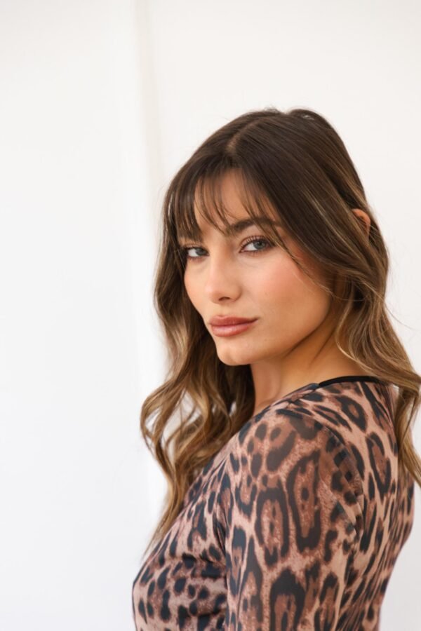 BODY SELMA TUL ANIMAL PRINT