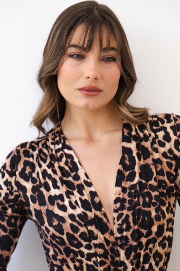 BODY FIONA LYCRA ANIMAL PRINT