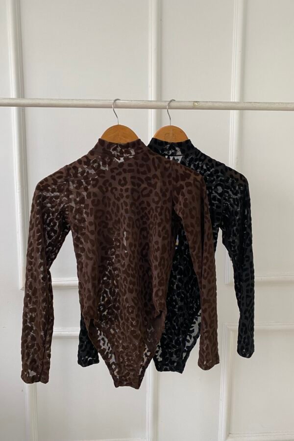 BODY TATIANA TUL VELVET ANIMAL PRINT