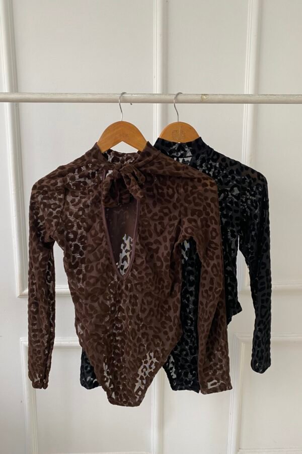 BODY TATIANA TUL VELVET ANIMAL PRINT