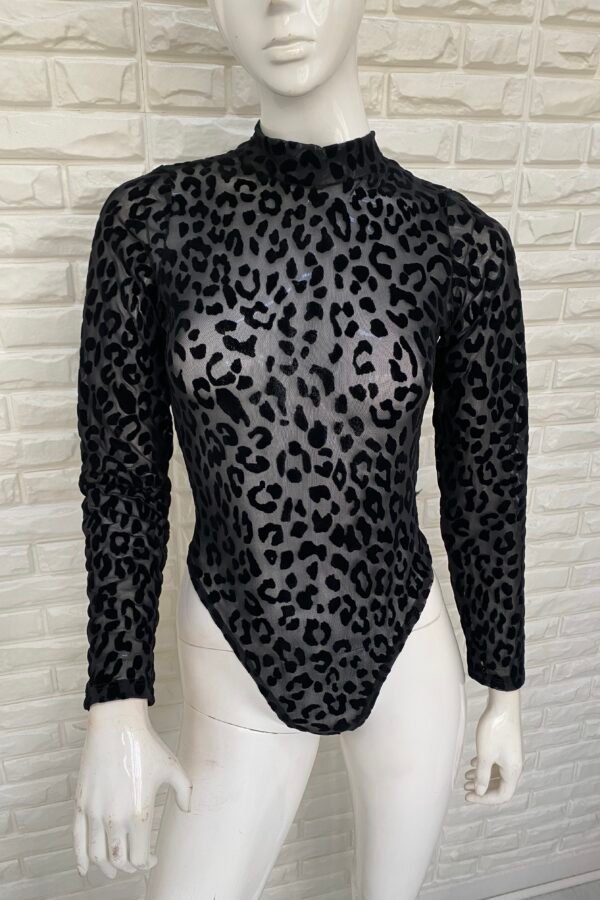 BODY TATIANA TUL VELVET ANIMAL PRINT