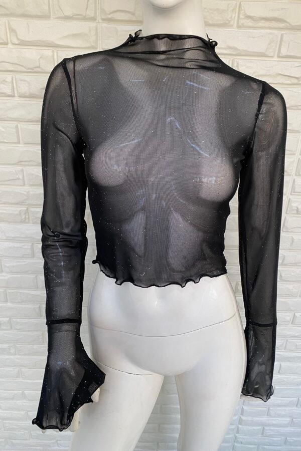 POLERA JULIETA TUL BRILLOS