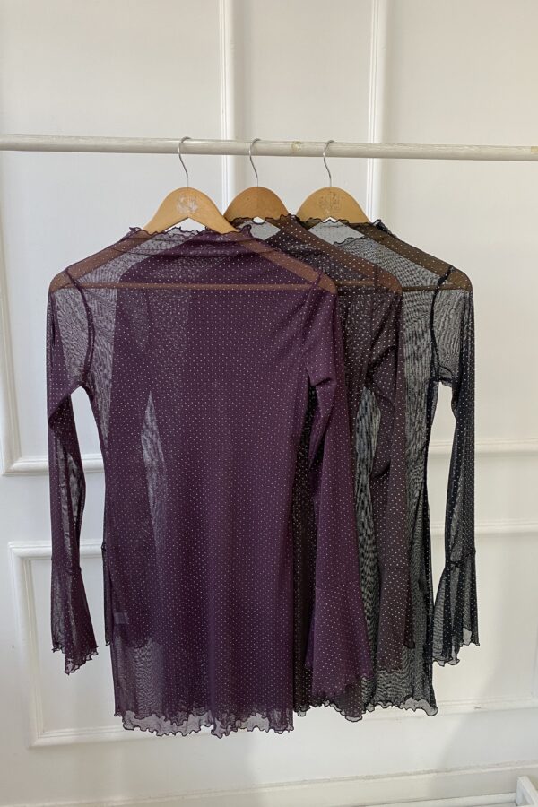 VESTIDO ISA TUL DIAMANTE
