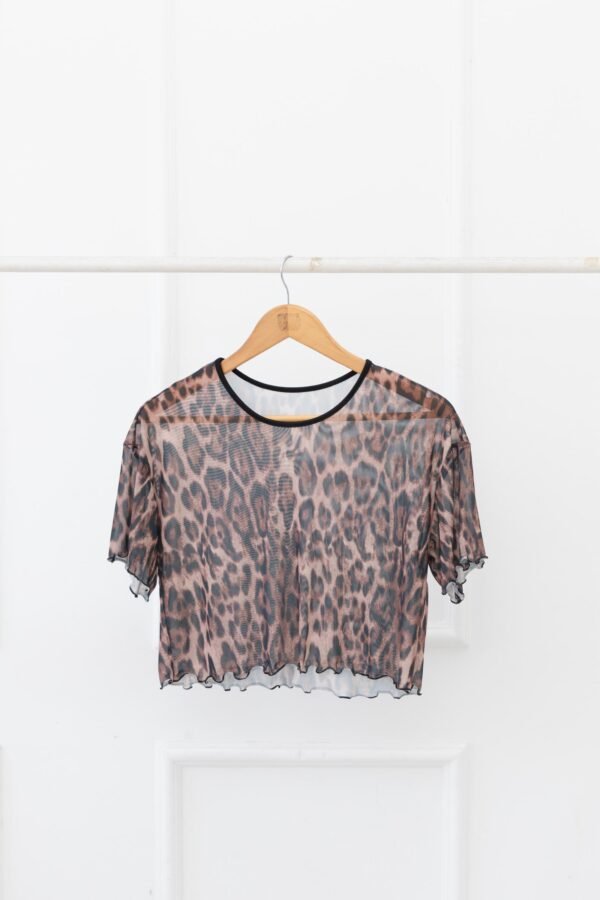 REMERA OVERSIZE TUL ANIMAL PRINT