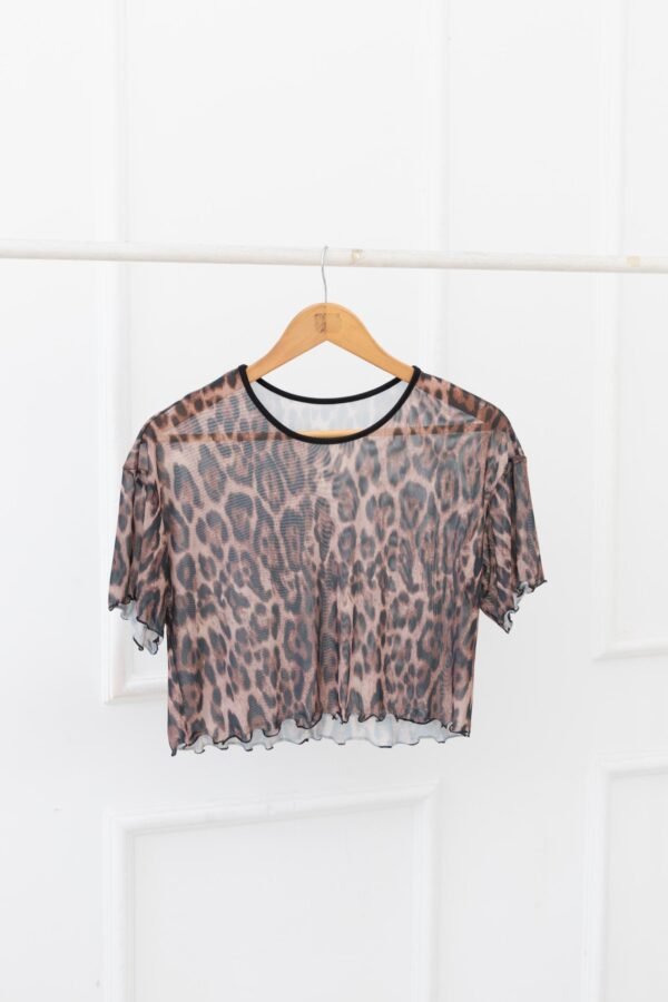 REMERA OVERSIZE TUL ANIMAL PRINT