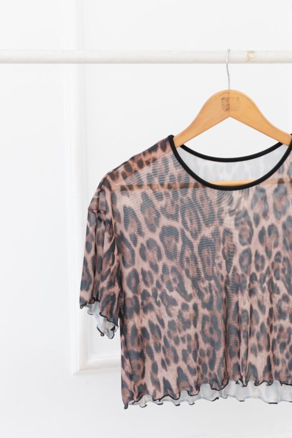 REMERA OVERSIZE TUL ANIMAL PRINT