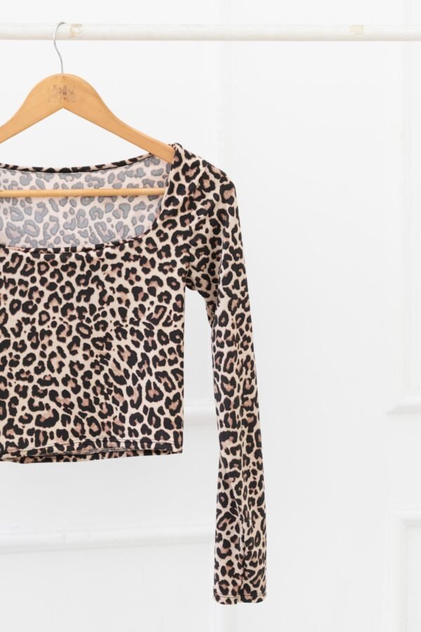 MANGA LARGA SHEILA LYCRA ANIMAL PRINT