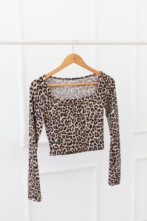 MANGA LARGA SHEILA LYCRA ANIMAL PRINT