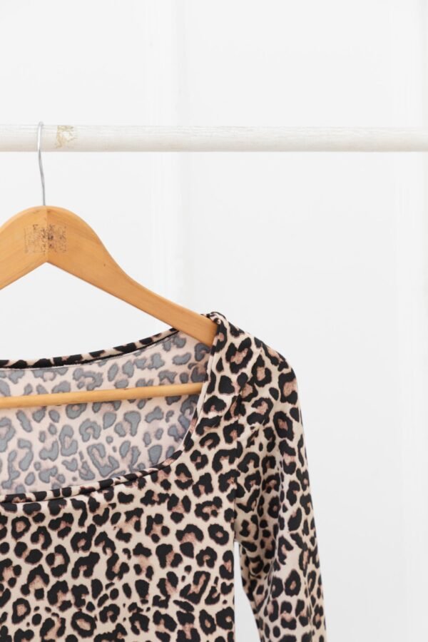 MANGA LARGA SHEILA LYCRA ANIMAL PRINT