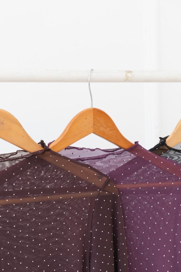 POLERA LISA TUL STRASS