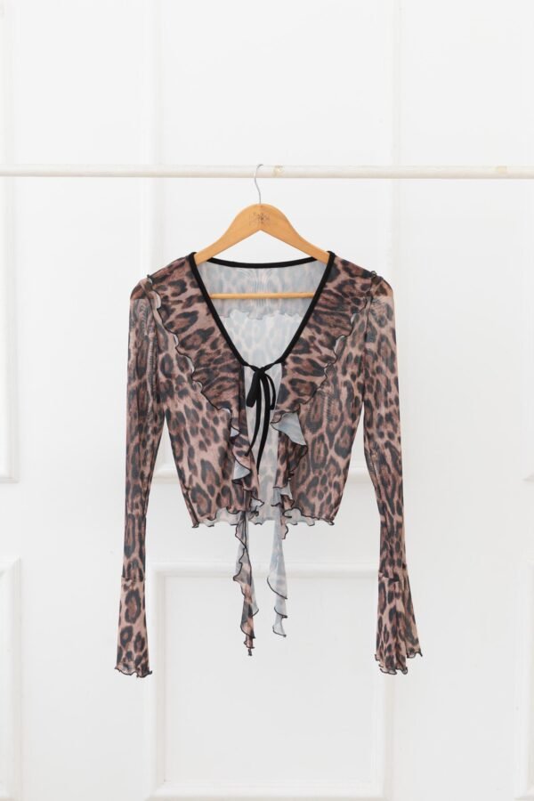 SAQUITO PAMPITA TUL ANIMAL PRINT
