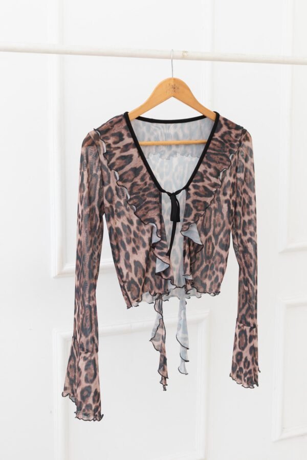 SAQUITO PAMPITA TUL ANIMAL PRINT