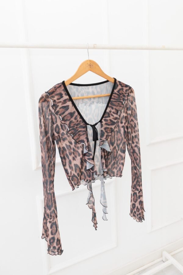SAQUITO PAMPITA TUL ANIMAL PRINT