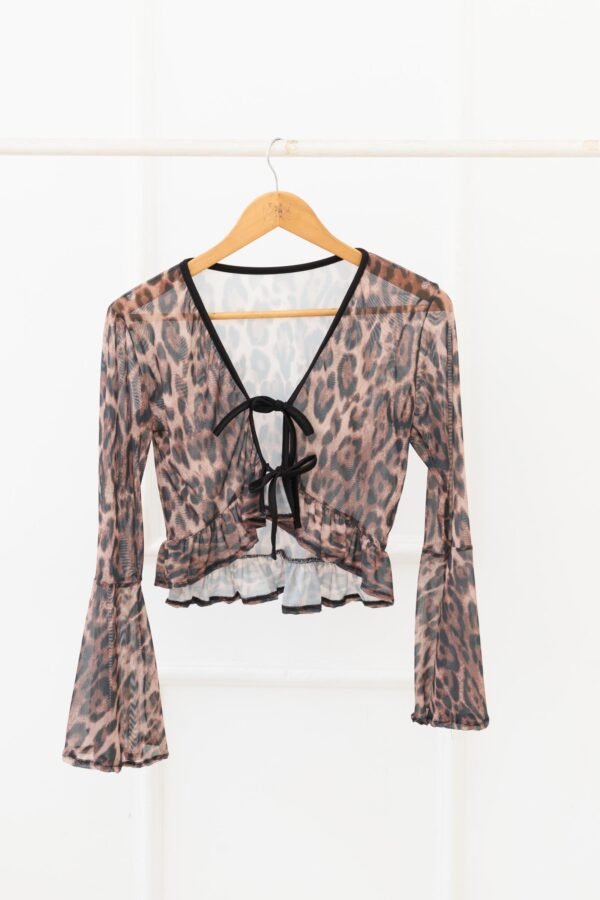 SAQUITO VIVIANA TUL ANIMAL PRINT