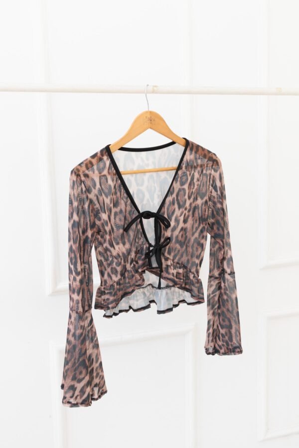 SAQUITO VIVIANA TUL ANIMAL PRINT