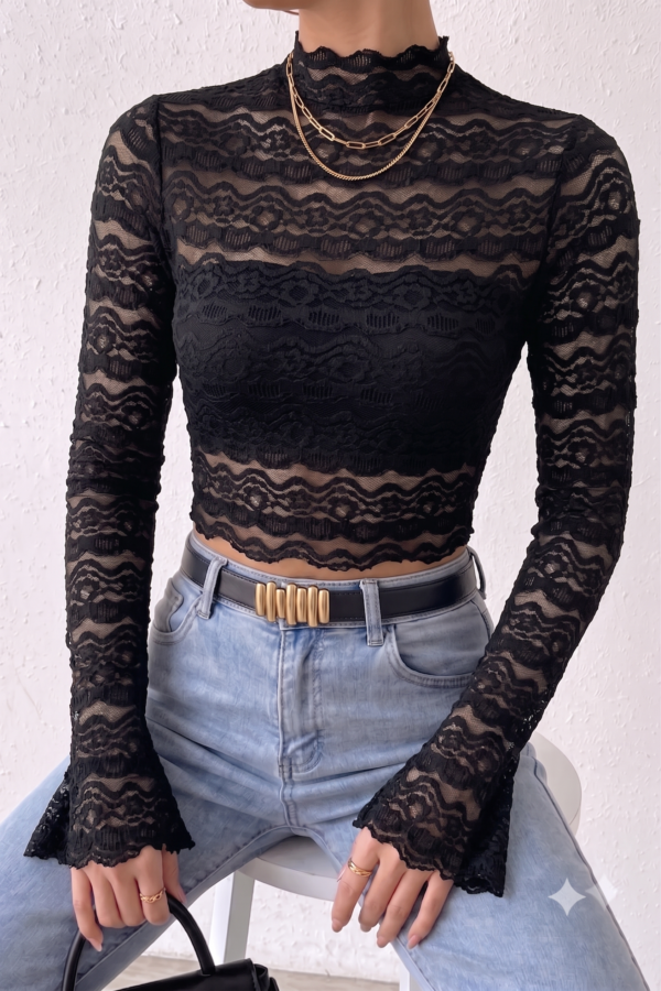 POLERA JULIETA ENCAJE