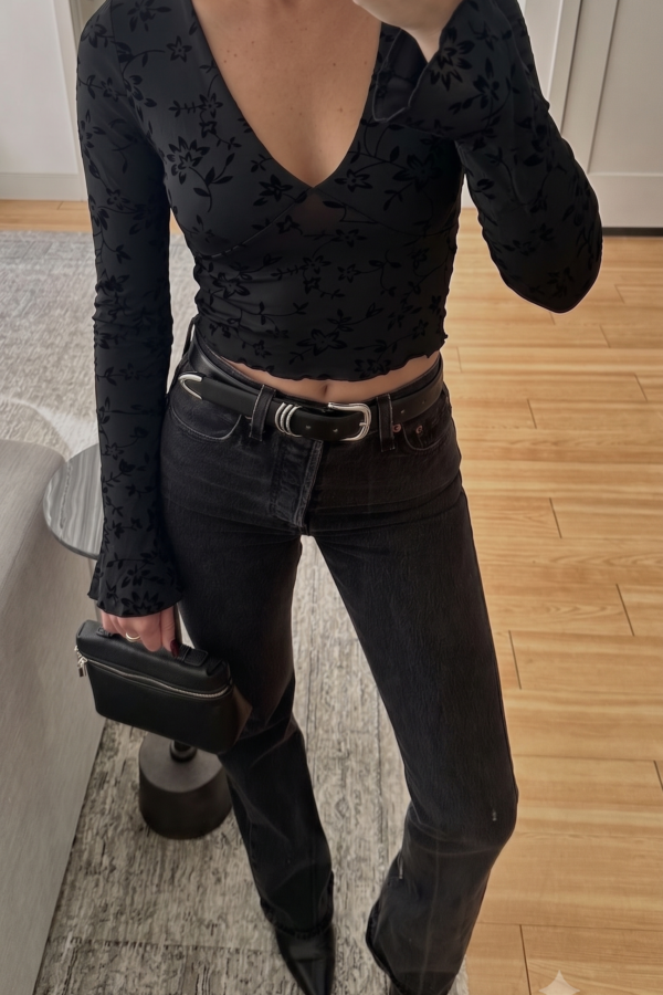 MANGA LARGA SELMA LYCRA VELVET