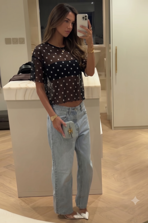 REMERA OVERSIZE TUL LUNARES
