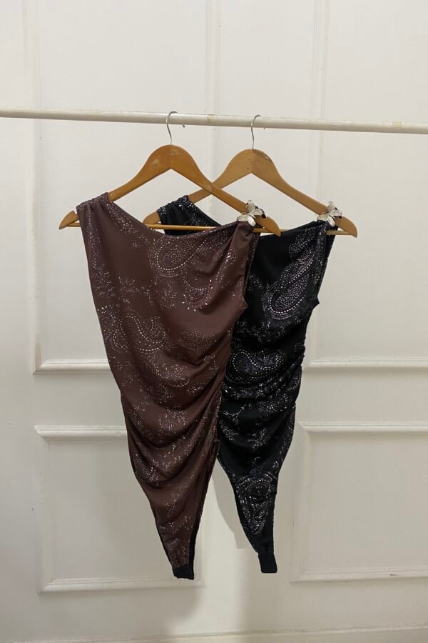 BODY CARLOTA LYCRA ARABESCOS