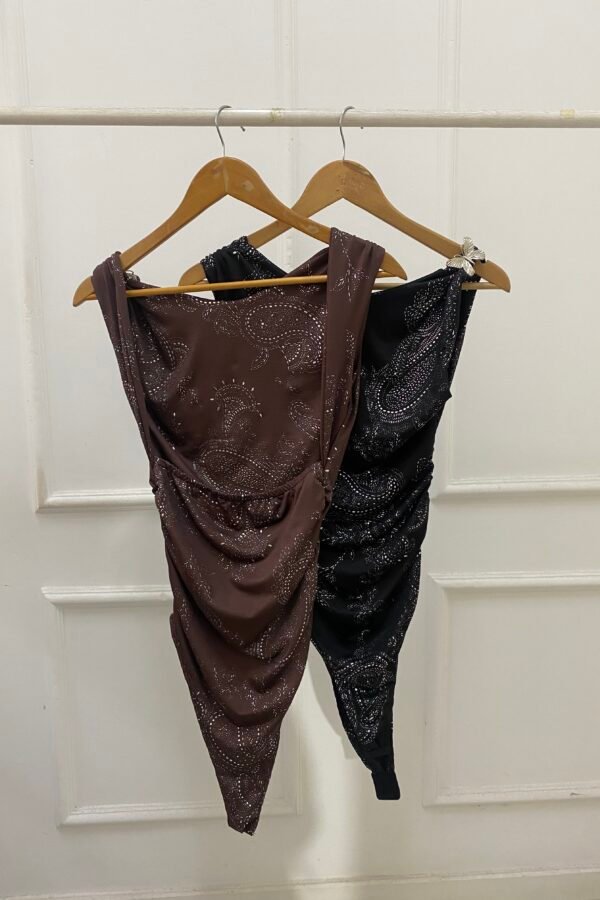 BODY CARLOTA LYCRA ARABESCOS