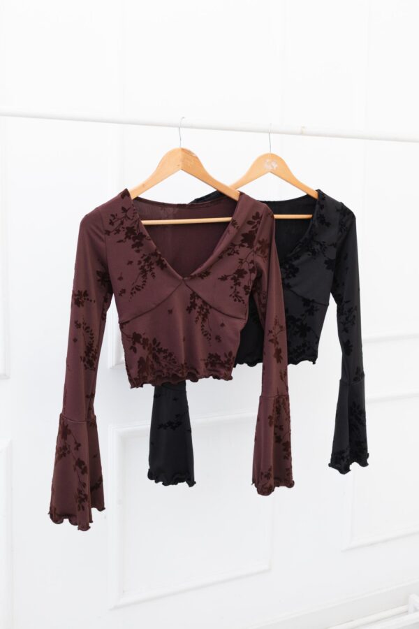 MANGA LARGA SELMA LYCRA VELVET