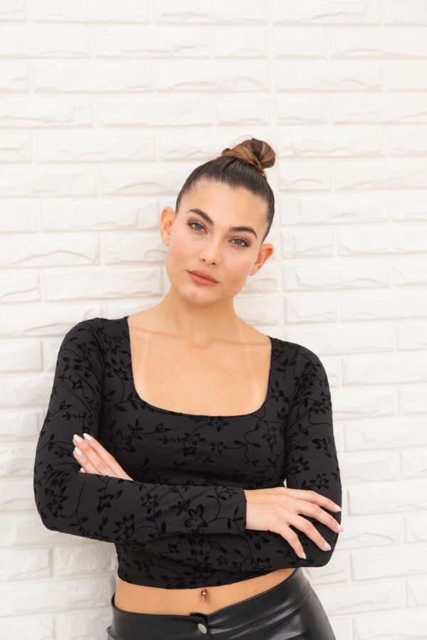 MANGA LARGA SHEILA LYCRA VELVET