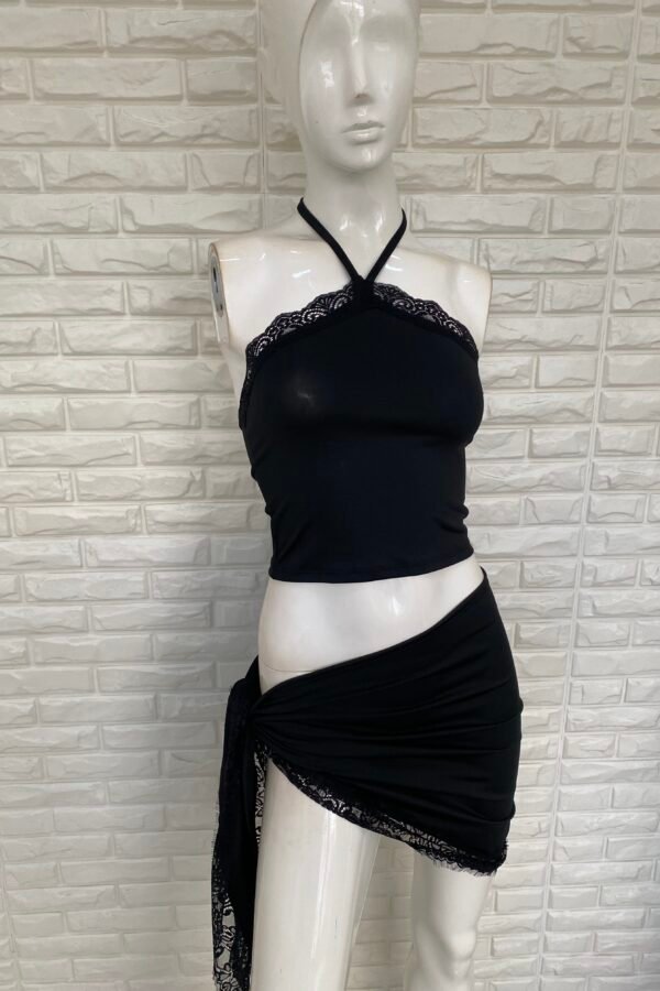 TOP BIANCA LYCRA PUNTILLA
