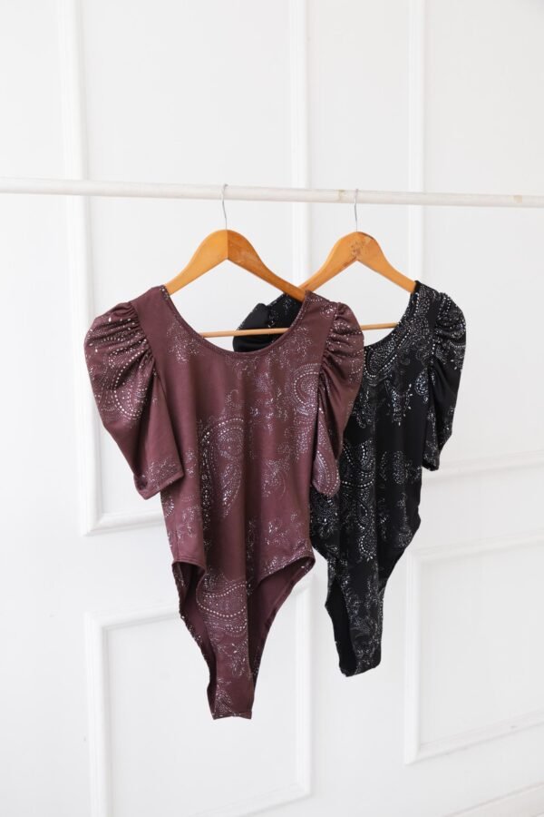 BODY MERIDA LYCRA ARABESCOS
