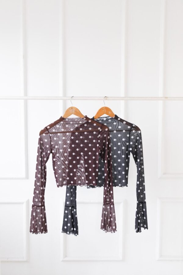 POLERA JULIETA TUL LUNARES