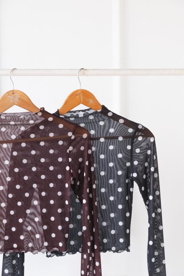 POLERA JULIETA TUL LUNARES