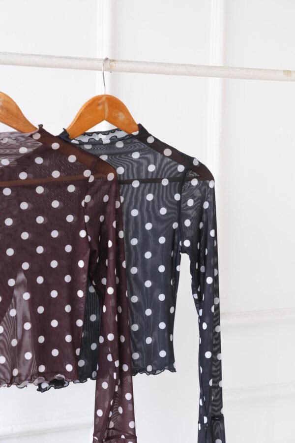 POLERA JULIETA TUL LUNARES