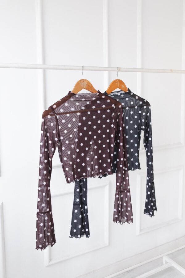 POLERA JULIETA TUL LUNARES