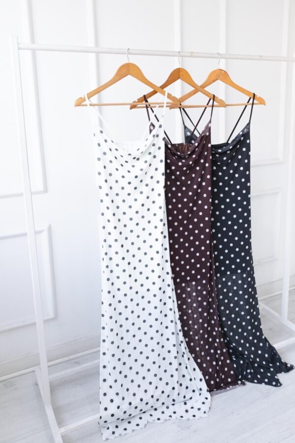VESTIDO MERCEDES TUL LUNARES