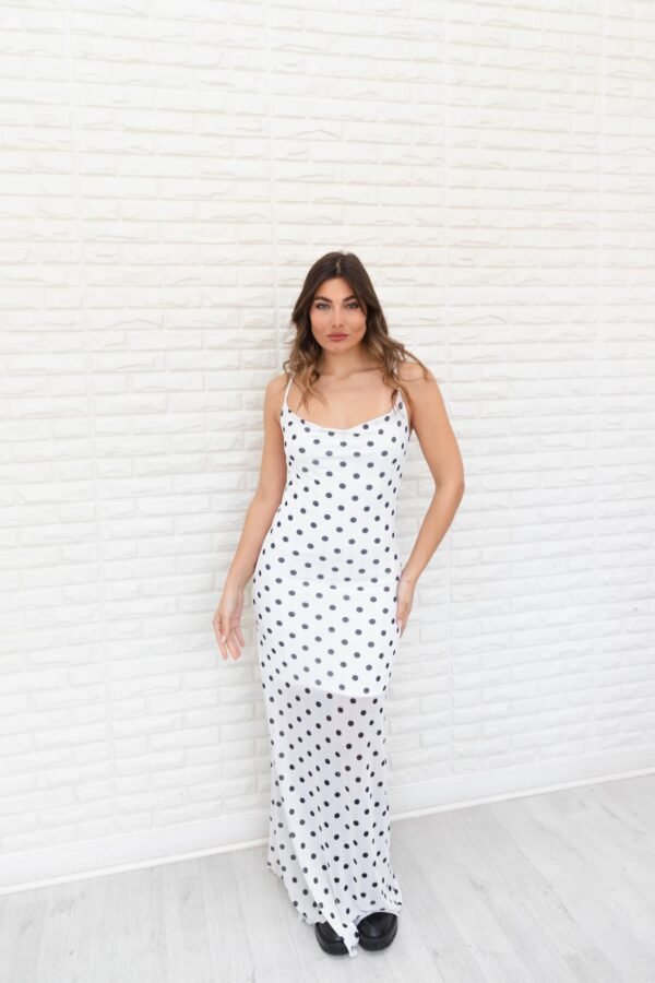 VESTIDO MERCEDES TUL LUNARES