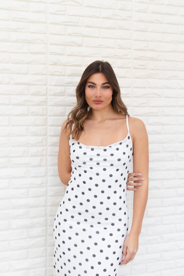 VESTIDO MERCEDES TUL LUNARES
