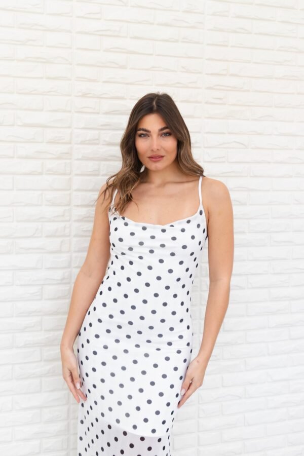 VESTIDO MERCEDES TUL LUNARES
