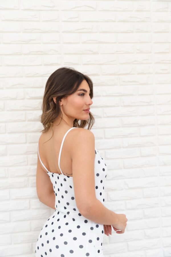 VESTIDO MERCEDES TUL LUNARES