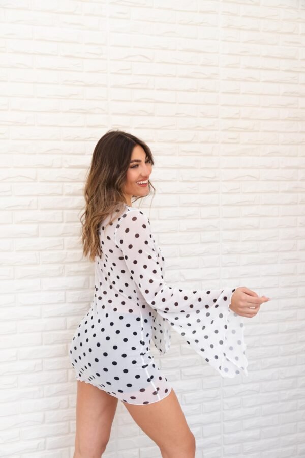 VESTIDO ELECTRA TUL LUNARES