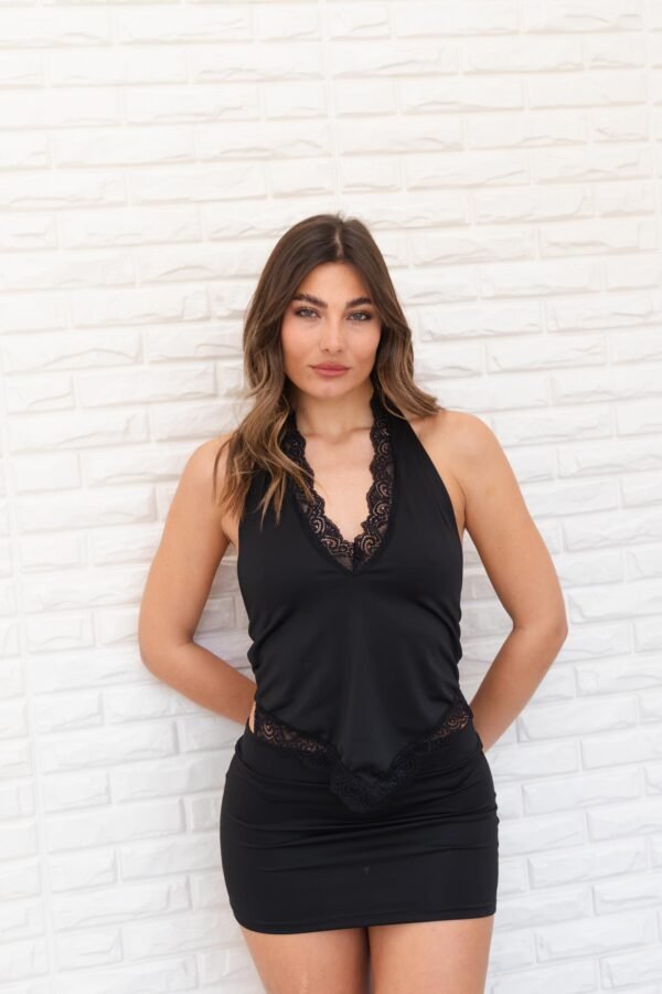 TOP CLEO LYCRA PUNTILLA