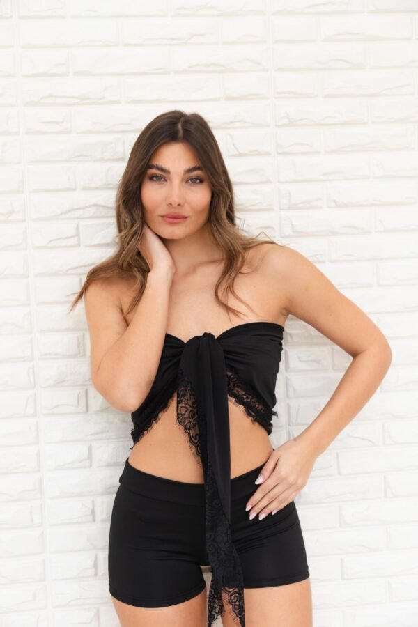 TOP/PAREO MIL USOS LYCRA PUNTILLA