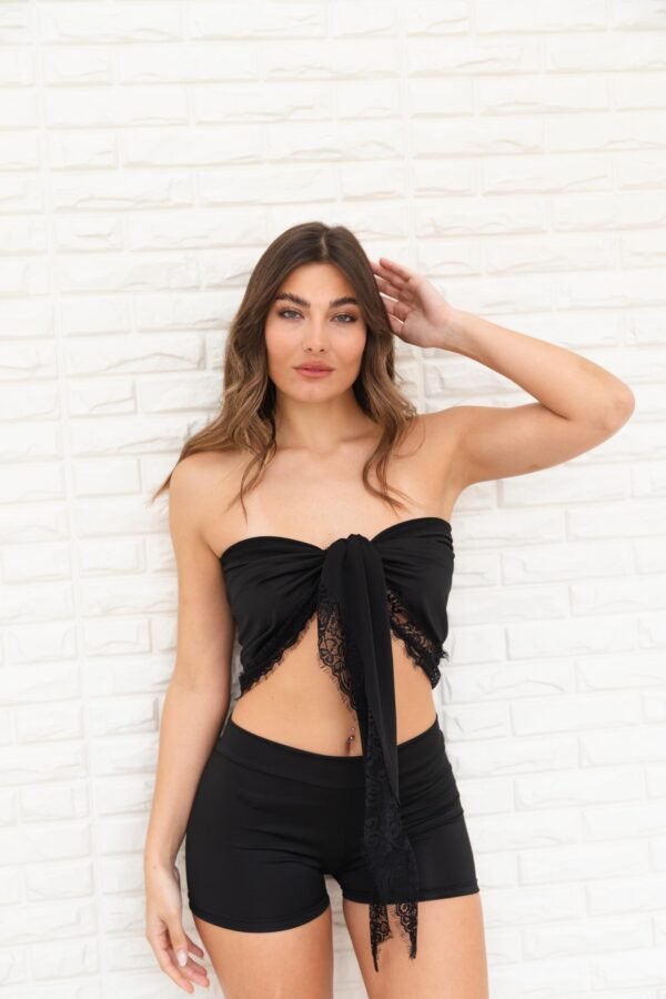 TOP/PAREO MIL USOS LYCRA PUNTILLA
