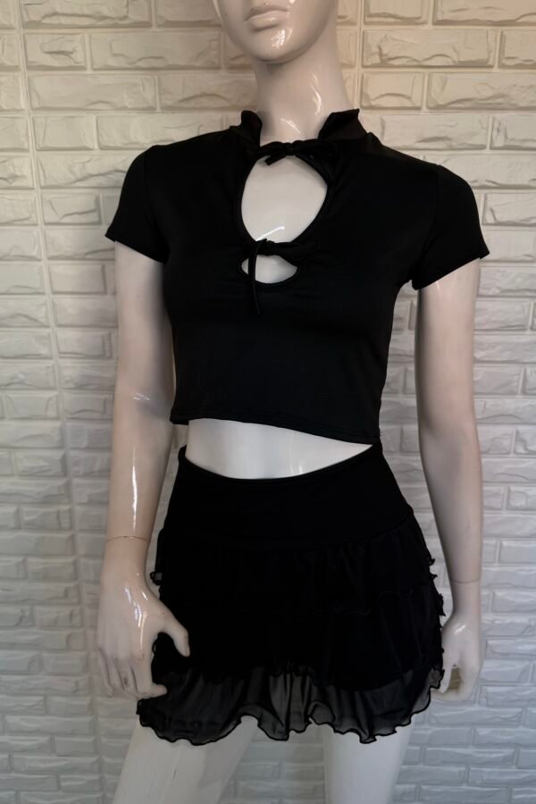 SHORT POLLERA TUL LYCRA