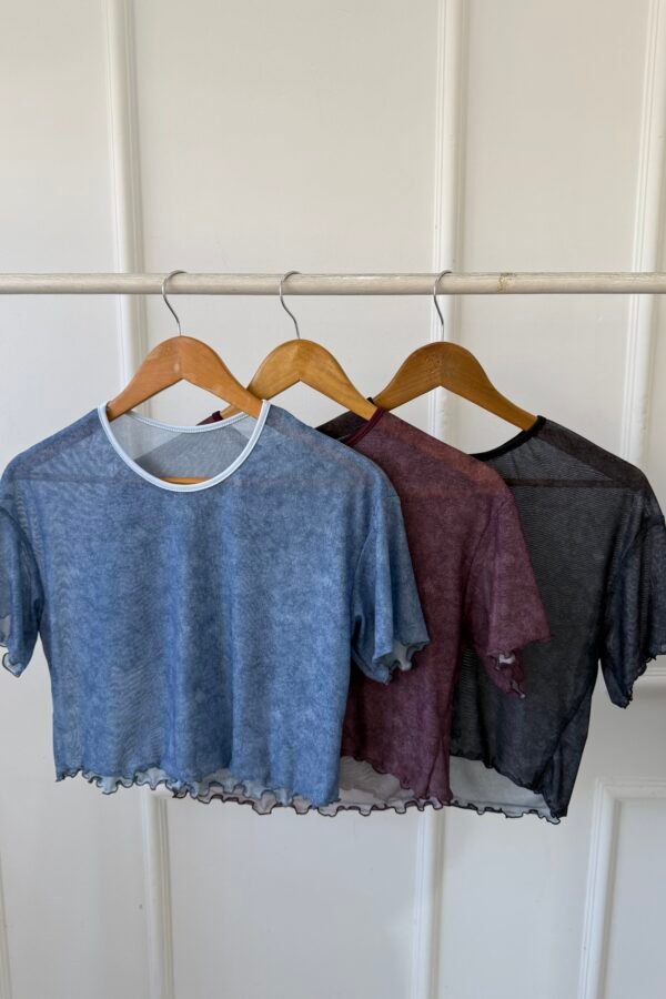 REMERA OVERSIZE TUL DENIM