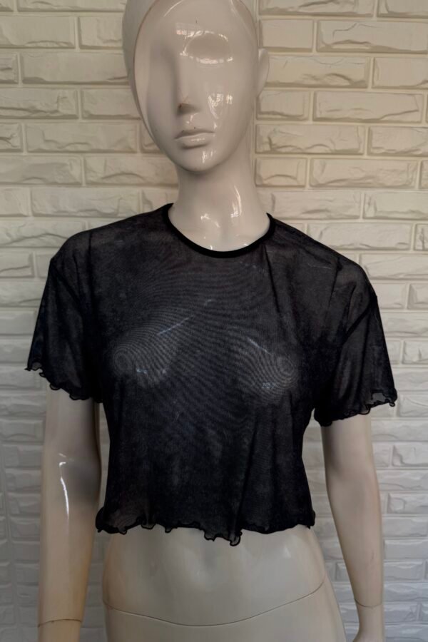 REMERA OVERSIZE TUL DENIM